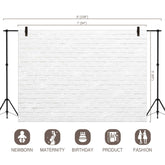 LB0136 White Planks Backdrop